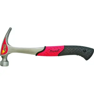 Plumb Pak CHSGP20 Hammer, 20 oz Head, Premium, Rip, Claw Head, Steel Head, 13-3/4 in OAL