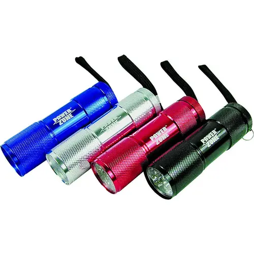 Flashlight, AAA Battery, AAA Battery, LED Lamp, 59 Lumens, 12 m Beam Distance, 12 hrs Run Time - pack of 12