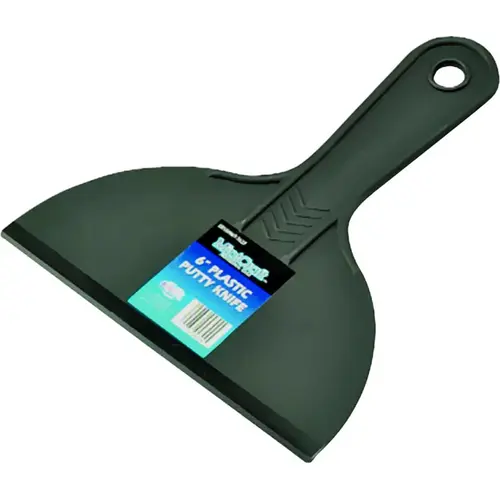 Putty Knife, 6 in W Blade, 6 in L Blade, Plastic Handle - pack of 20