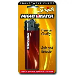 Scripto BWM13L-1/CS-MM Pocket Lighter, Blue/Gold/Green/Red/Silver