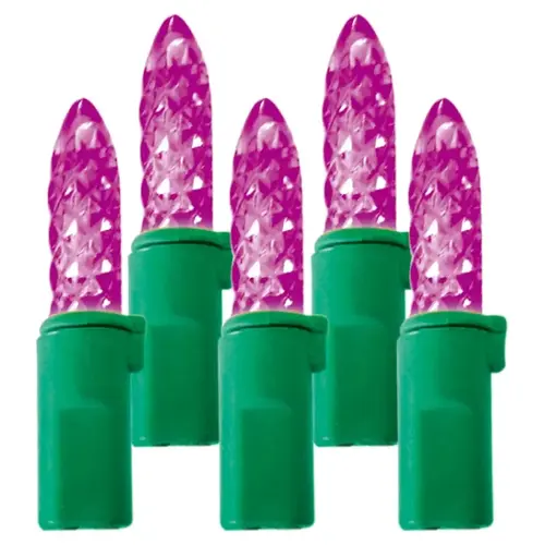 2373-08 Light Set, 4.8 W, 70-Lamp, LED Lamp, Purple Lamp, 25,000 hr Average Life - pack of 12