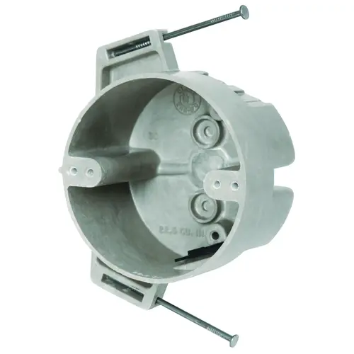 Ceiling Box, 4 in W, 4 in D, 2-7/16 in H, Thermoset Fiberglass, Beige/Tan Ceiling Box, 4 in W, 4 in D, 2-7/16 in H, Thermoset Fiberglass, Beige/Tan