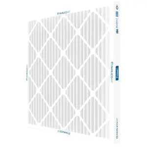 TRIDIM 2301220108-12 TRI-PLEAT ES40 Air Filter, 20 in L, 12 in W, 8 MERV, Synthetic Fiber Filter Media