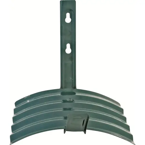 Hose Hanger, 60 ft Capacity, Metal, Matte Green, Powder-Coated, Wall Mounting Hose Hanger, 60 ft Capacity, Metal, Matte Green, Powder-Coated, Wall Mounting