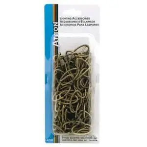 ATRON LA717 Oval Chain, 12 ft L, Brass