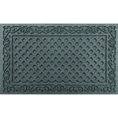 Masterpiece Door Mat, 30 in L, 18 in W, Rectangular
