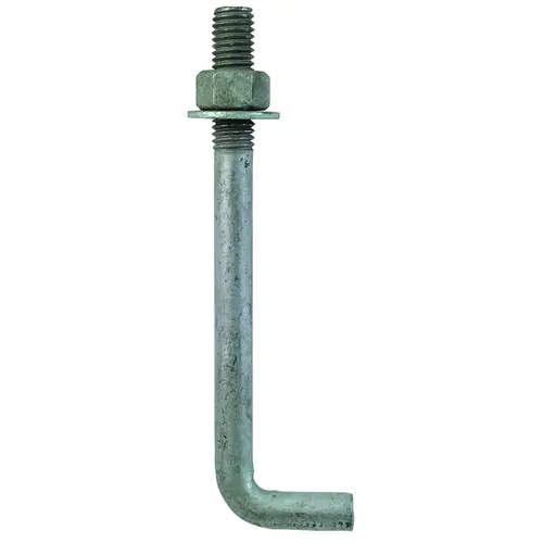 L-Bolt Series Anchor Bolt, 1/2 in Dia, 6 in L, Unfinished - pack of 50 L-Bolt Series Anchor Bolt, 1/2 in Dia, 6 in L, Unfinished - pack of 50