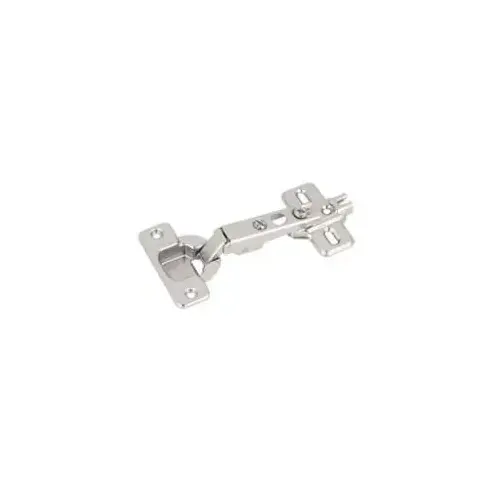 Hinge, 100 deg Hinge Opening, Spring Close, Nickel Pair Hinge, 100 deg Hinge Opening, Spring Close, Nickel Pair