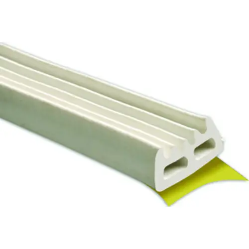 Foam Tape, 19/32 in W, 8-1/2 ft L, 5/16 in Thick, EPDM, White