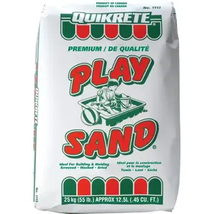 Quikrete 111325 Play Sand, Granular, 50 lb Bag