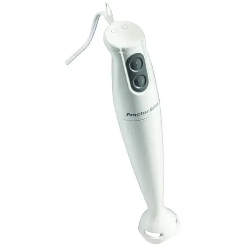 Hand Blender, 120 V, 150 W, 2-Speed, White Hand Blender, 120 V, 150 W, 2-Speed, White