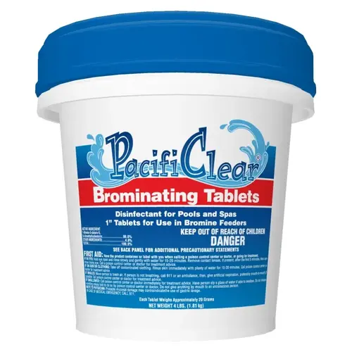 PacifiClear Brominating Sanitizer, 4 lb Pail, Tablet