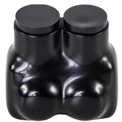 IT Insulated Tap Connector, 4 to 14 AWG Wire, 2 -Pole, Plastisol Housing Material, Black