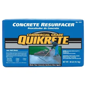 Quikrete 113148 RECAP 113143 Concrete Resurfacer, Granules, Gray/Gray-Brown, 40 lb Bag