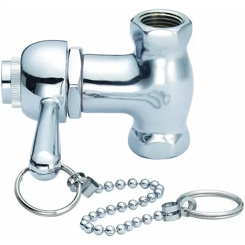 Shower Valve with Pull Chain, 1/2 in Connection, Brass Body, Chrome