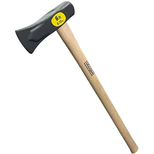 Splitting Maul, Wood Handle, 6 lb Natural Splitting Maul, Wood Handle, 6 lb Natural