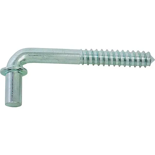 Screw Hook, 1/2 in Thread, 4 in L, Steel, Zinc Zinc-Plated Screw Hook, 1/2 in Thread, 4 in L, Steel, Zinc Zinc-Plated