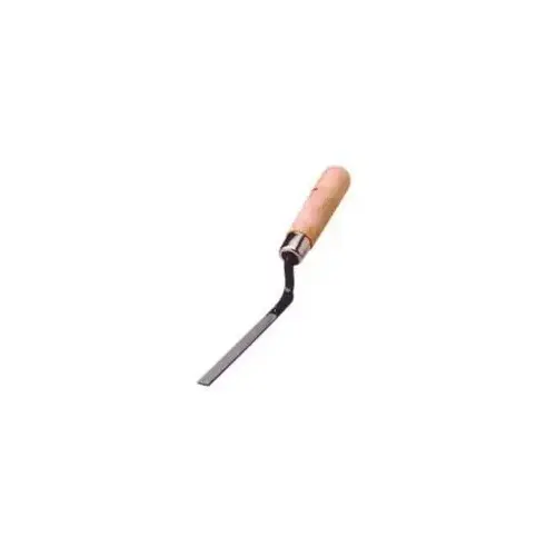 Joint Filler Trowel, 3/8 in W, 6 in L, HCS, Rubber Handle Polished
