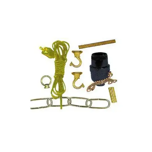 Swag Lamp Kit, Brass Swag Lamp Kit, Brass