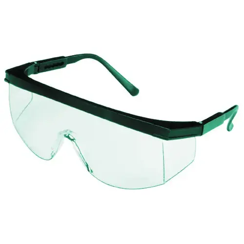 Unilens Safety Glasses, Anti-Fog Lens, Rimless, Wraparound Frame, Teal Frame Unilens Safety Glasses, Anti-Fog Lens, Rimless, Wraparound Frame, Teal Frame