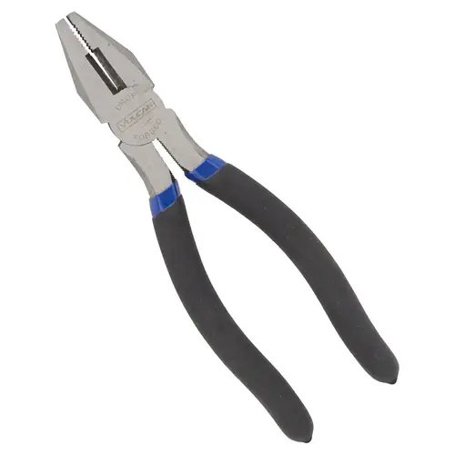 Linesman Plier, 8 in OAL, 1.2 mm Cutting Capacity, 1-1/2 in Jaw Opening, Black/Blue Handle Linesman Plier, 8 in OAL, 1.2 mm Cutting Capacity, 1-1/2 in Jaw Opening, Black/Blue Handle