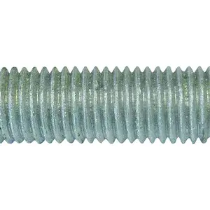 PFC 29171 -BR Threaded Rod, 1/2-13 in Thread, 10 ft L, A Grade, Carbon Steel, Galvanized, NC Thread
