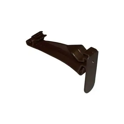 M0722B Gutter Hook, 16 in L, 15 in W, Vinyl, White M0722B Gutter Hook, 16 in L, 15 in W, Vinyl, White