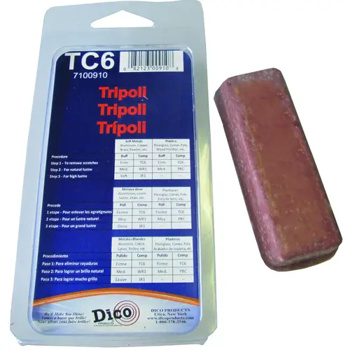 Dico Buffing Compound, Tripoli, Brown Dico Buffing Compound, Tripoli, Brown