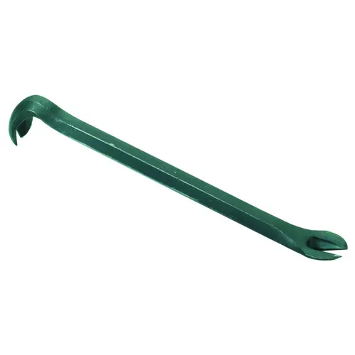 Pry Bar Nail Puller, 11 in L, V-Shape Tip, 1 in Tip, Steel, 0.75 in W Pry Bar Nail Puller, 11 in L, V-Shape Tip, 1 in Tip, Steel, 0.75 in W