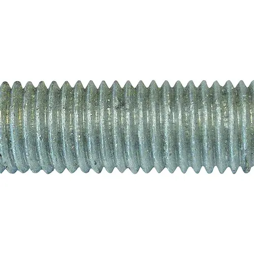TR-1002 Threaded Rod, 1/2-13 in Thread, 12 ft L, A Grade, Carbon Steel, Galvanized, NC Thread