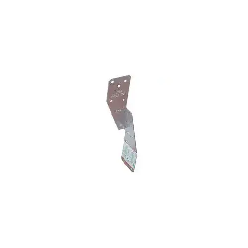 Hurricane Tie, 1-1/2 in W, 1-1/2 in D, 6-1/2 in H, Steel, Zinc - pack of 100 Hurricane Tie, 1-1/2 in W, 1-1/2 in D, 6-1/2 in H, Steel, Zinc - pack of 100