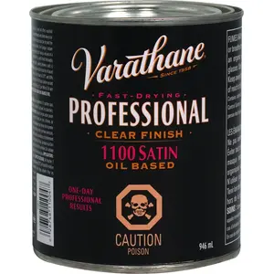 Varathane Y110041 Wood Finish, Satin, Clear, Liquid, 946 mL, Aerosol Can