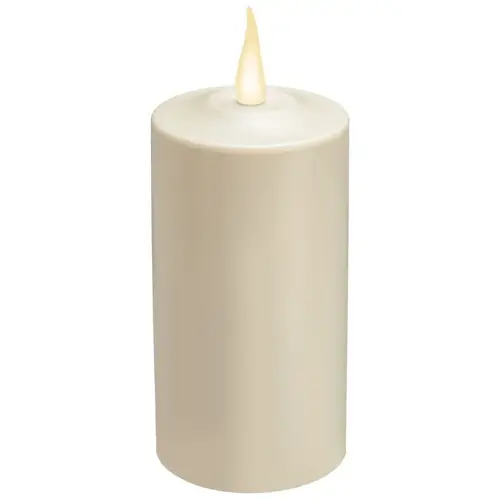 Candle, Clear Candle, D Alkaline Battery, LED Bulb - pack of 3