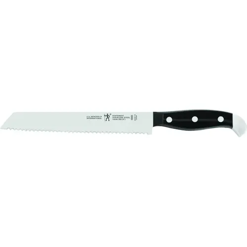 Statement Series Bread Knife, Stainless Steel Blade, Black Handle, Serrated Blade Statement Series Bread Knife, Stainless Steel Blade, Black Handle, Serrated Blade