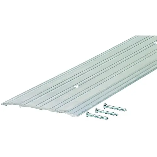TH042 Saddle Threshold, 72 in L, 5 in W, Aluminum, Mill