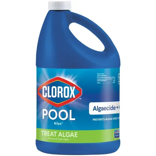 42128CLX Algaecide and Clarifier, 128 oz, Liquid, Mild, Blue/Green - pack of 4 42128CLX Algaecide and Clarifier, 128 oz, Liquid, Mild, Blue/Green - pack of 4