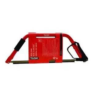 Task Tools T22302 Bow/Hacksaw, 24 in L Blade, Steel Blade, Rubber Handle, Ergonomic, Soft Touch Grip Handle