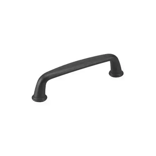 Cabinet Pull, 4-13/32 in L Handle, 1-3/32 in Projection, Metal, Matte Black Cabinet Pull, 4-13/32 in L Handle, 1-3/32 in Projection, Metal, Matte Black