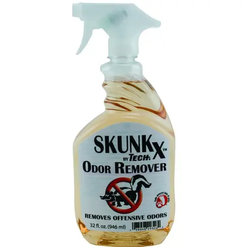SkunkX Odor Remover and Tough Odor Eliminator, Liquid, Slight Organic, 32 oz Can SkunkX Odor Remover and Tough Odor Eliminator, Liquid, Slight Organic, 32 oz Can