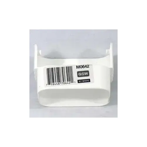 TUFFFLO Downspout Diverter, Vinyl, White