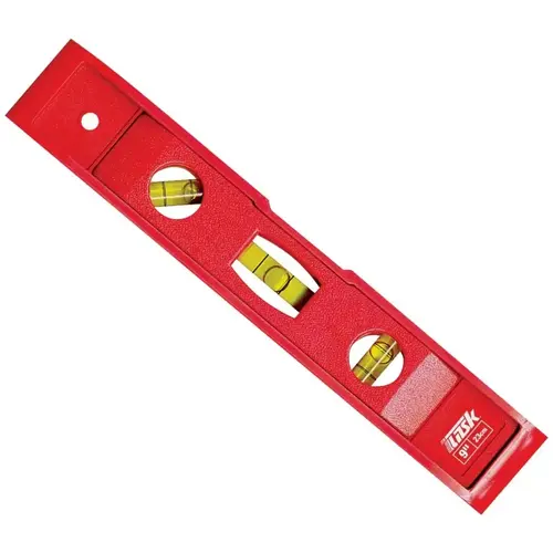 Torpedo Level, 9 in L, Magnetic, Polycarbonate Torpedo Level, 9 in L, Magnetic, Polycarbonate
