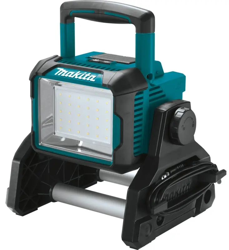 Makita LXT Series Cordless/Corded Work Light 120 VAC 31.5 W LXT Lithium-Ion Battery 30-Lamp LED Lamp DML811 Makita LXT Series Cordless/Corded Work Light 120 VAC 31.5 W LXT Lithium-Ion Battery 30-Lamp LED Lamp DML811