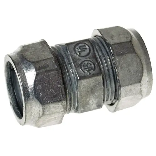 Conduit Coupling, 1 in Compression, Zinc-Plated - pack of 20