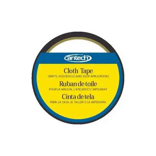 393 Series 393-10 Duct Tape, 10 m L, 48 mm W, Polyethylene Backing, White