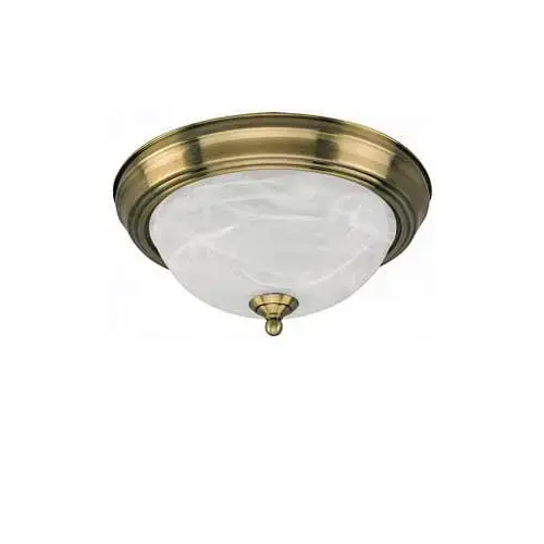 Ceiling Light Fixture, 120 V, 2-Lamp, White Fixture Ceiling Light Fixture, 120 V, 2-Lamp, White Fixture
