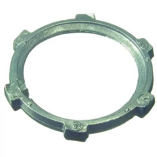 Conduit Locknut, 2-1/2 in, Zinc - pack of 25 Conduit Locknut, 2-1/2 in, Zinc - pack of 25