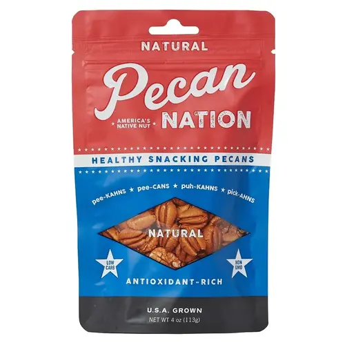 Pecan Nation 2923266 Pecan, Natural, 4 oz Bag