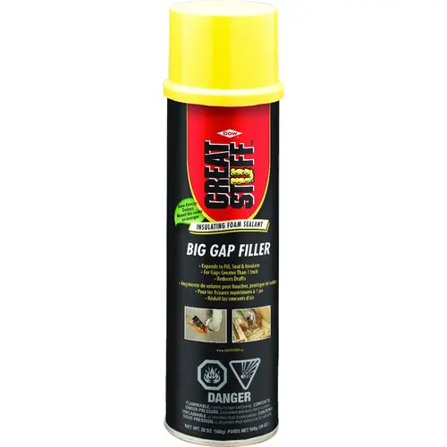 GREAT STUFF PRO Insulating Foam Sealant, Yellow, 20 oz Can GREAT STUFF PRO Insulating Foam Sealant, Yellow, 20 oz Can