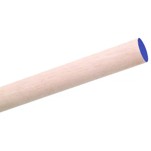 Dowel Rod, 7/8 in Dia, 48 in L, Birchwood Dowel Rod, 7/8 in Dia, 48 in L, Birchwood
