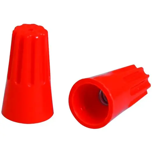 Twist On Wire Connector, 22 to 14 AWG Wire, Thermoplastic Housing Material, Orange - pack of 20 Twist On Wire Connector, 22 to 14 AWG Wire, Thermoplastic Housing Material, Orange - pack of 20